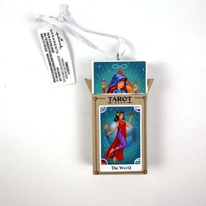 NWT Hallmark Tarot Card Deck Ornament The World The Magician